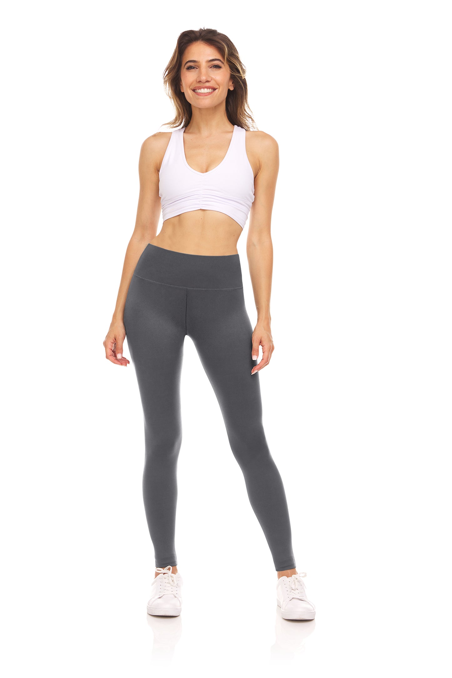 Sweet Hearts Performance Leggings for Women- High Waisted Athletic Tummy Control Workout Gym Women's Leggings Made in USA
