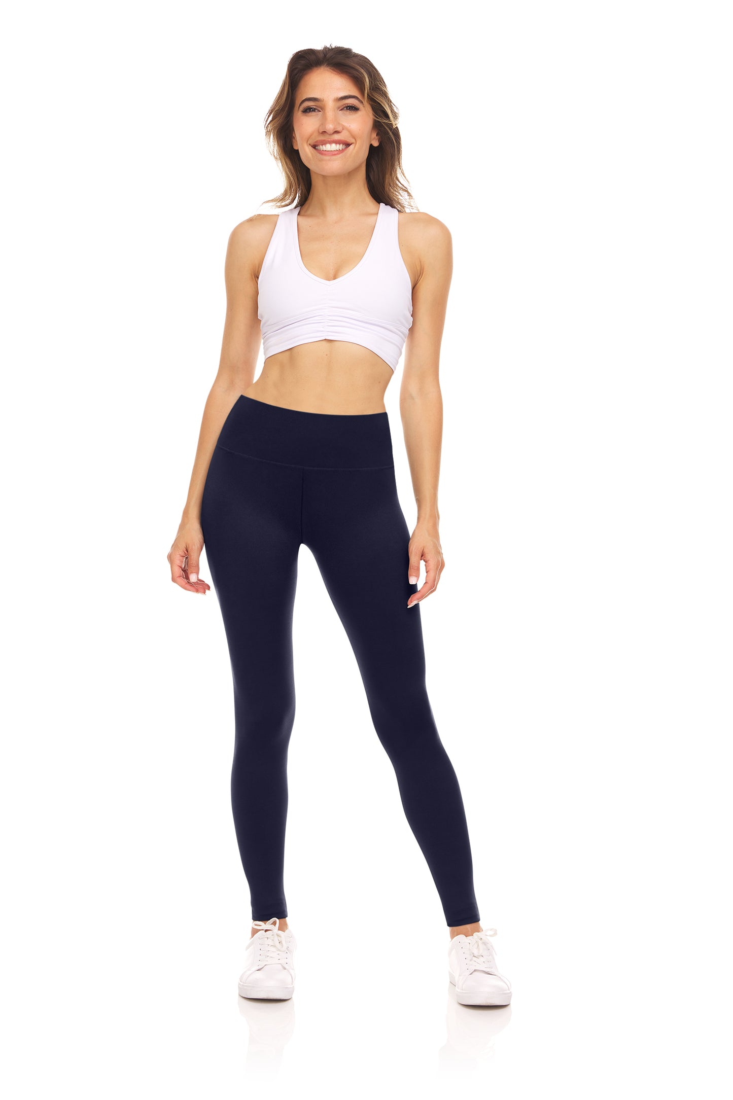 Sweet Hearts Performance Leggings for Women- High Waisted Athletic Tummy Control Workout Gym Women's Leggings Made in USA