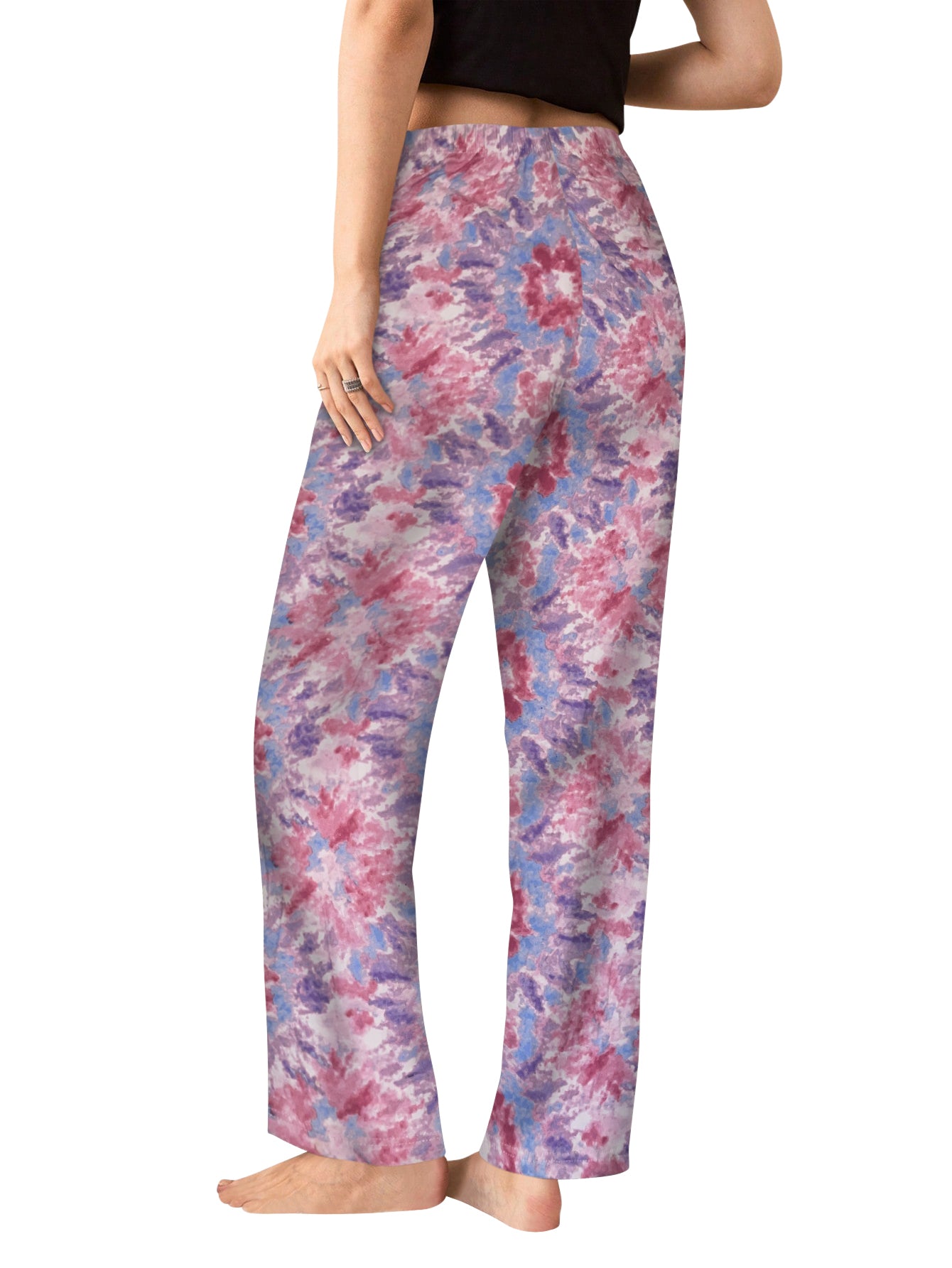 Sweet Hearts 2-Pack Pajama Pants for Women- Soft Comfy Lounge Sleep Bottoms with Faux Drawstring Women's PJ Pants Made in USA