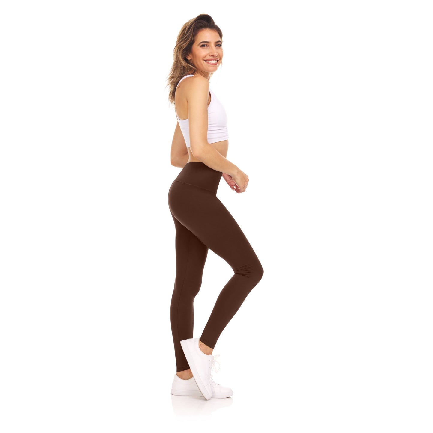 Sweet Hearts Performance Leggings for Women- High Waisted Athletic Tummy Control Workout Gym Women's Leggings Made in USA