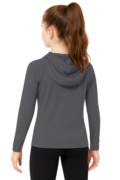 Sweet Hearts 2-Pack Girls Sweatshirt- Lightweight Kids Hoodies for Girls with Pocket Made in USA