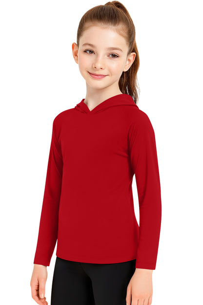 Sweet Hearts 2-Pack Girls Sweatshirt- Lightweight Kids Hoodies for Girls with Pocket Made in USA
