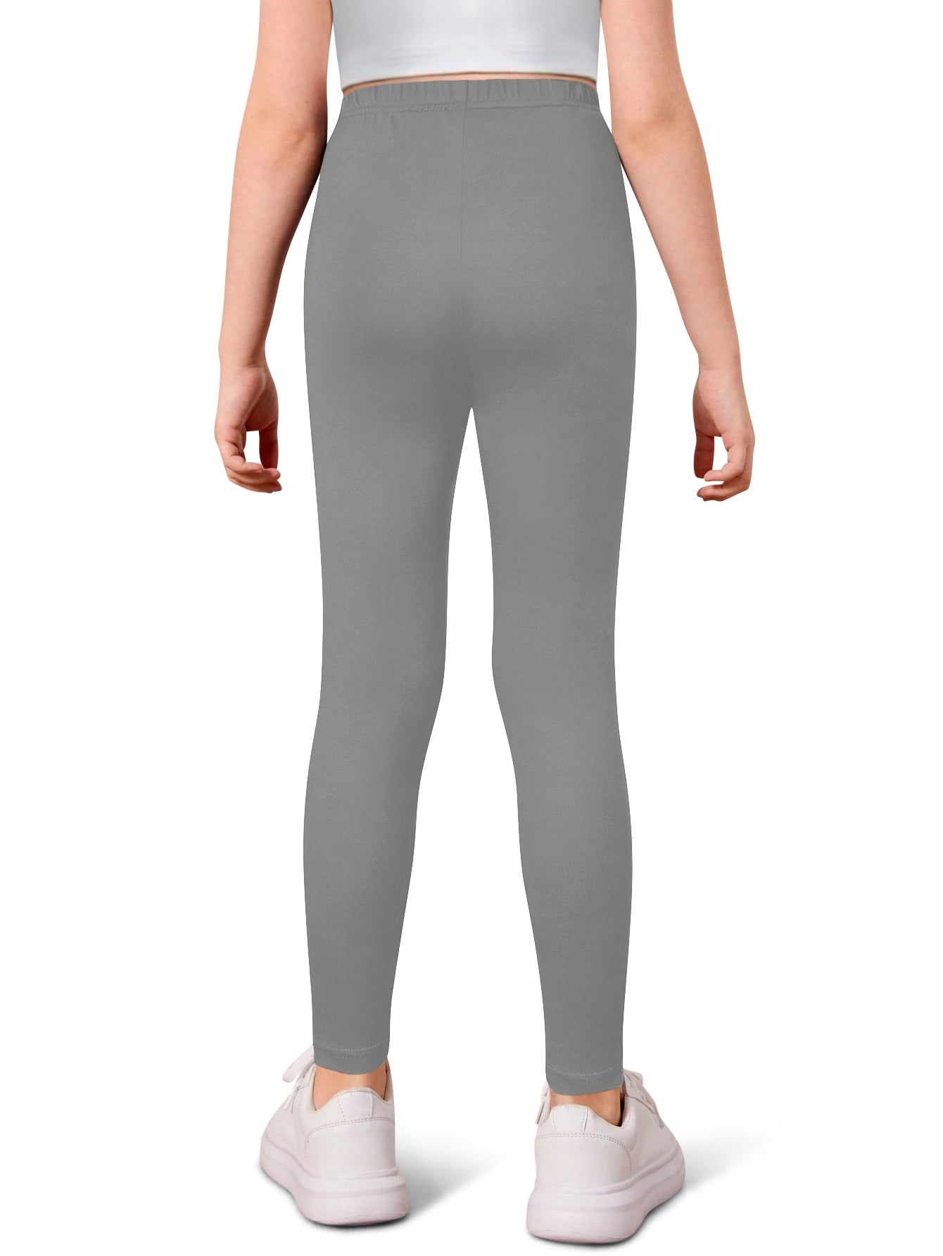 Sweet Hearts 3-Pack Girls Leggings- Elastic Waist Soft Leggings for Girls Clothes Made in USA