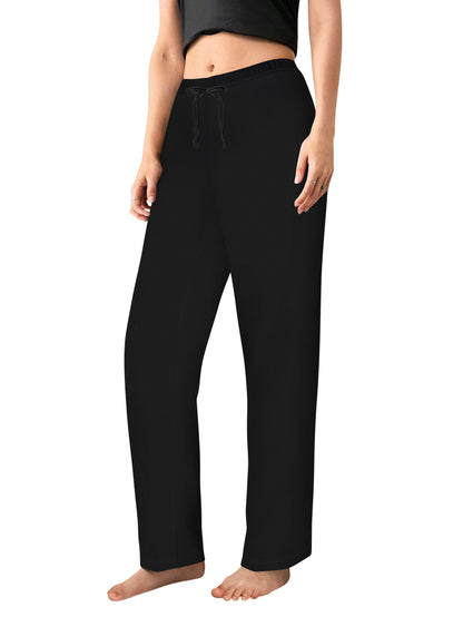Sweet Hearts 2-Pack Pajama Pants for Women- Soft Comfy Lounge Sleep Bottoms with Faux Drawstring Women's PJ Pants Made in USA